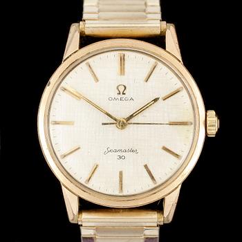 HERRAMBANDSUR, gulddoublé, Omega Seamaster.