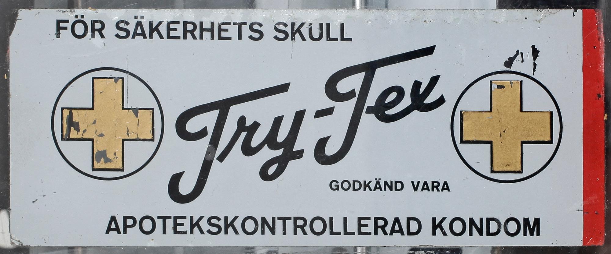 KONDOMAUTOMAT, Try Tex, 1900-talets andra hälft.
