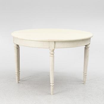 Dining table, late 19th century.