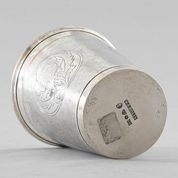 BÄGARE, silver, W.A. Bolin, Stockholm, 1959, vikt ca 230g.