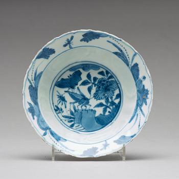 A set of ten blue and white dishes, Ming dynasty, Wanli (1572-1623).