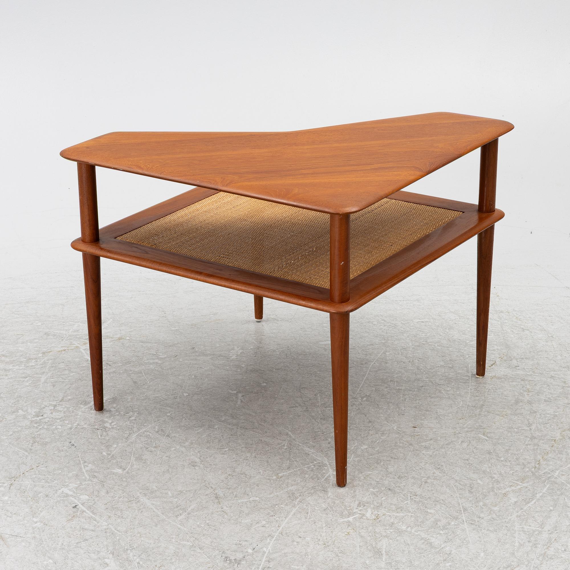 Peter Hvidt & Orla Mølgaard Nielsen, soffbord, "Minerva", France & Son, Danmark, 1960-tal.