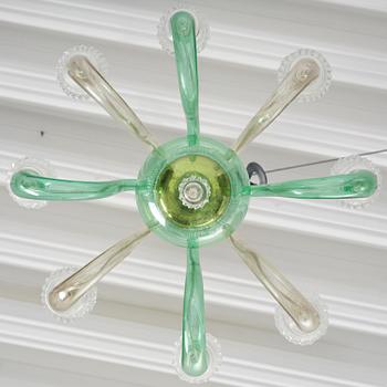 Gio Ponti, ljuskrona, Venini, Murano, Italien, 1945-50.