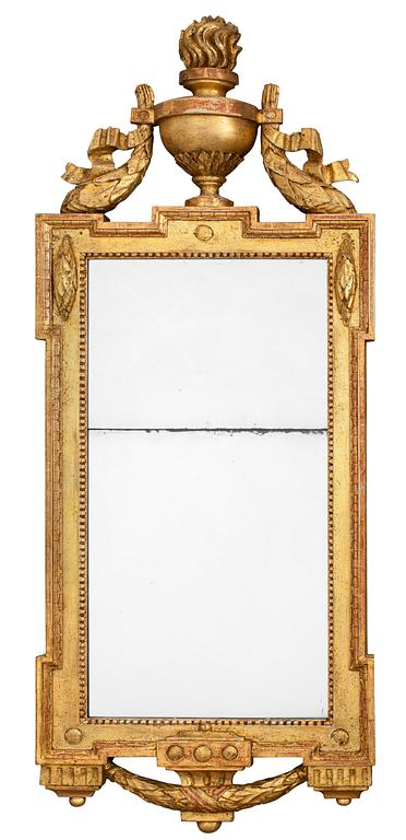 A Gustavian mirror by N. Meunier.