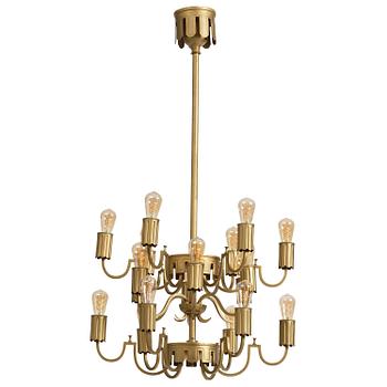 368. Swedish Grace, an imposing chandelier, 1920s-30s.