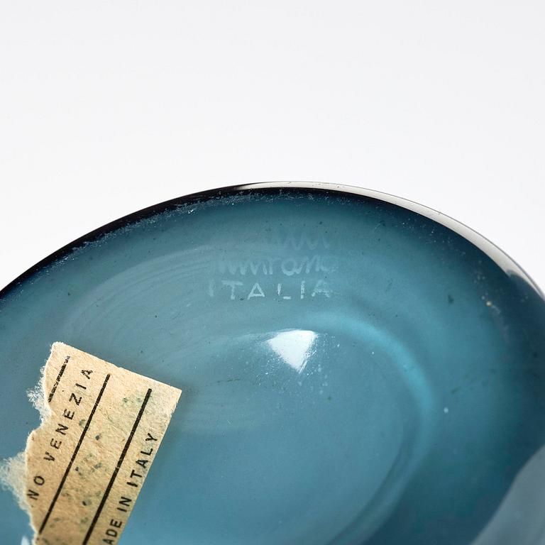 Paolo Venini, vas, "Opalino", modell 6225, glas, Venini, Murano, Italien, 1950-tal.