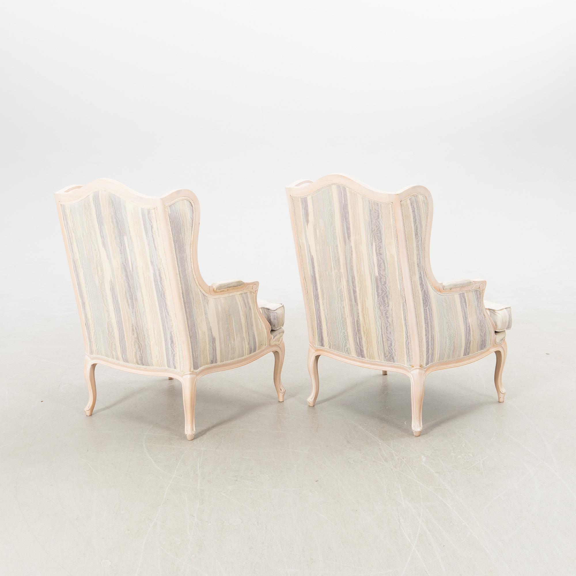 Bergèrer ett par Rokoko-stil 1900-talets andra hälft.