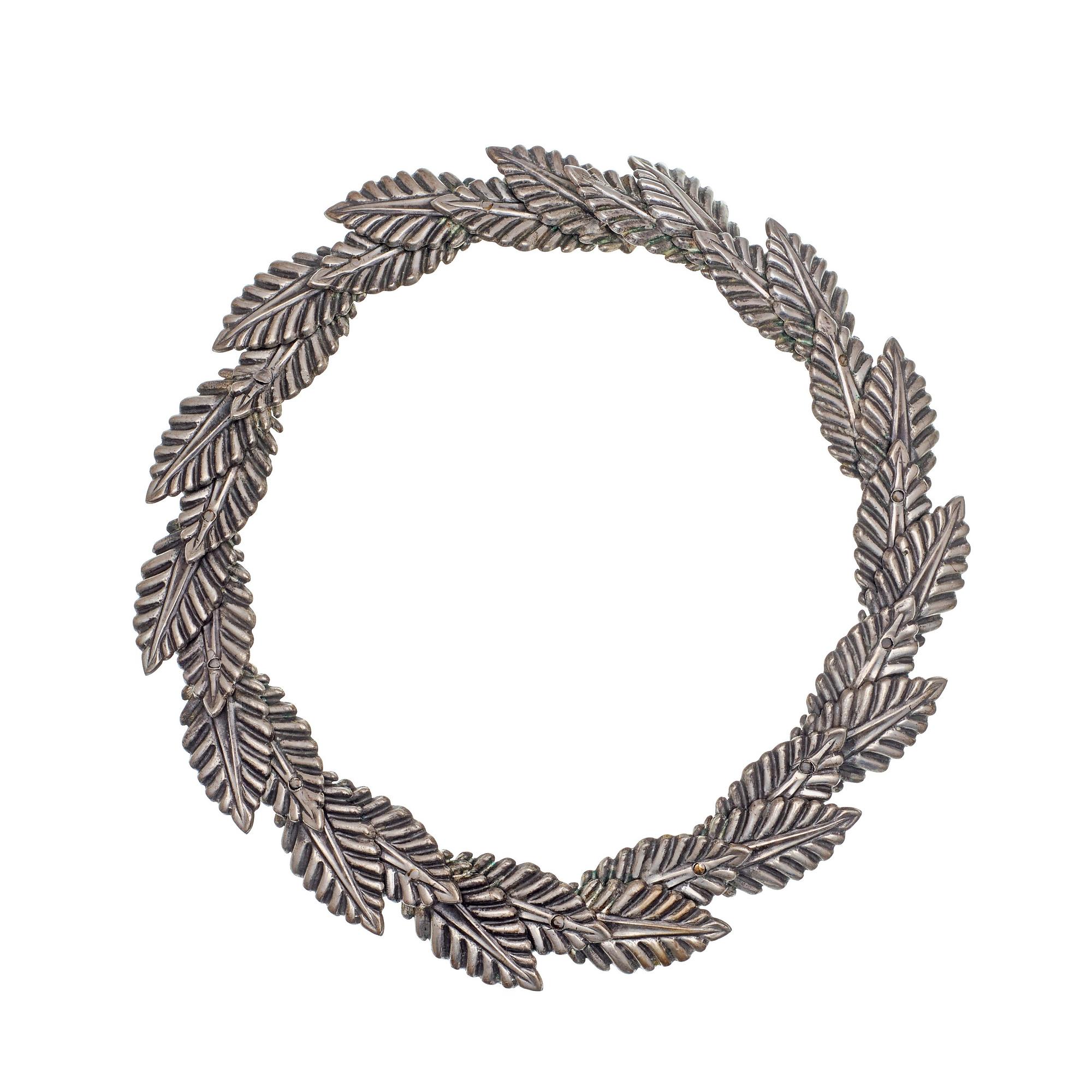 An Estrid Ericson pewter collier, Svenskt Tenn, Sweden, ca 1958-59.