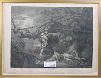 KOPPARSTICK, 3 st, 1800-tal, Shakespeare-motiv.