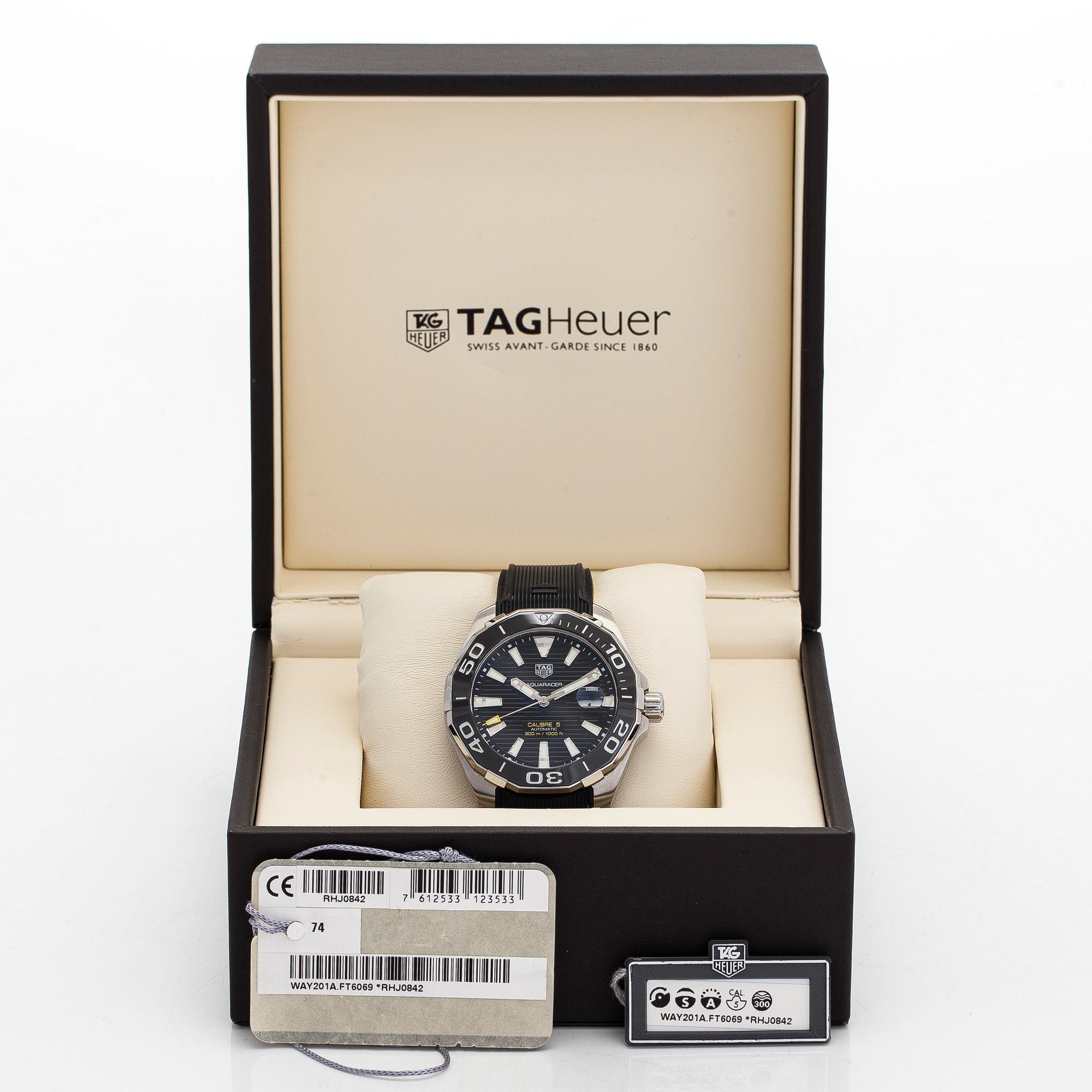 Tag Heuer, Aquaracer, wristwatch, 43 mm.