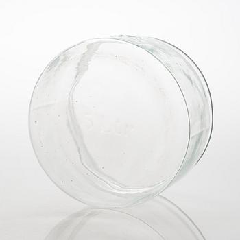 Lasipurkkeja, 3 kpl, mm Karhulan lasitehdas, 1900-luvun alkupuoli.