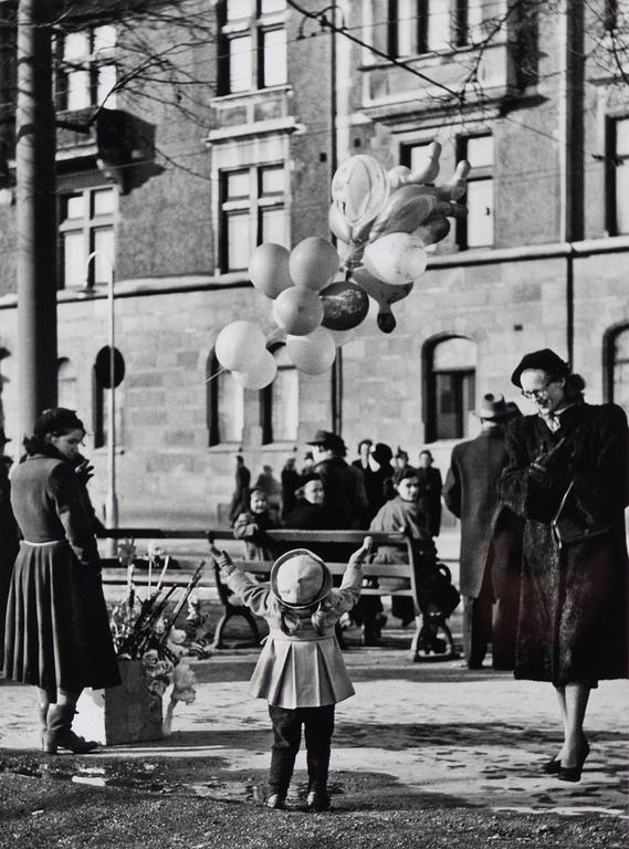 Åke Lange, "Ballongflickan".