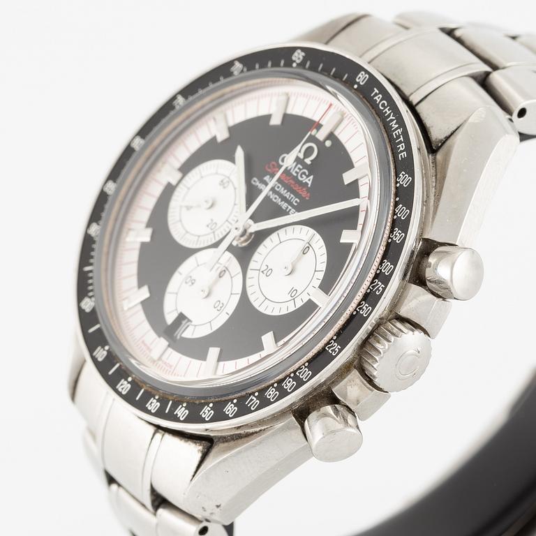 Omega, Speedmaster “Michael Schumacher – The Legend Collection”, chronograph, wristwatch, 42 mm.
