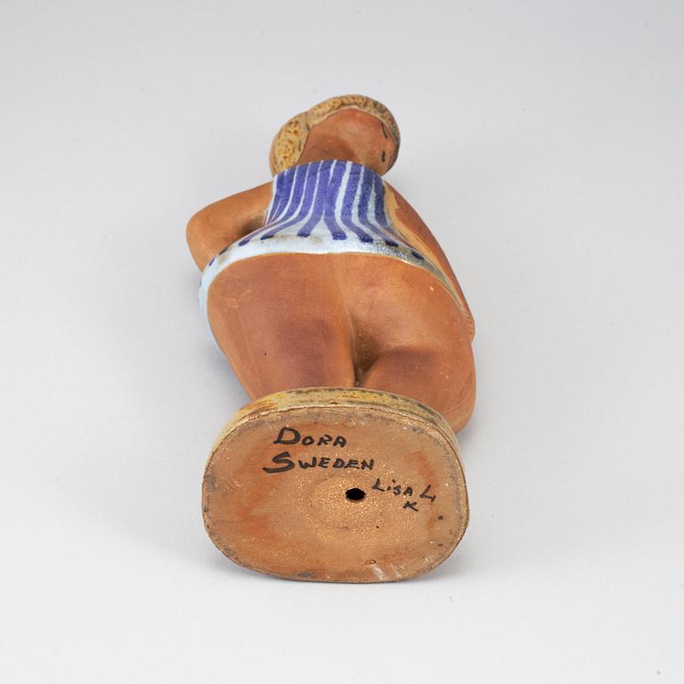 LISA LARSON, A stoneware  figurine from Gustavsberg.