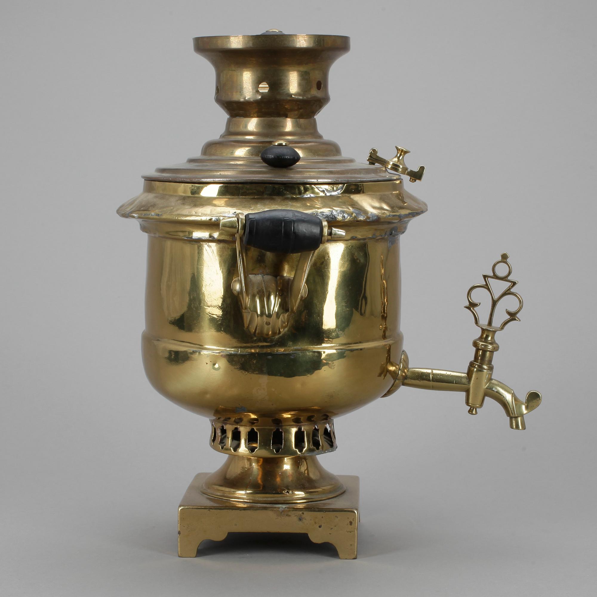 SAMOVAR, mässing, sent 1800-tal.