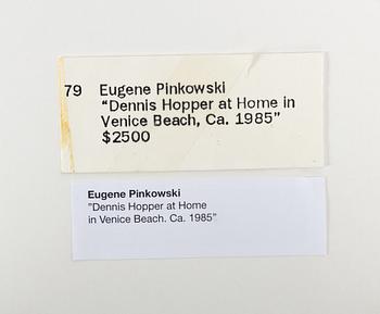 Eugene Pinkowski, "Dennis Hopper at Home in Venice Beach" ca 1985.