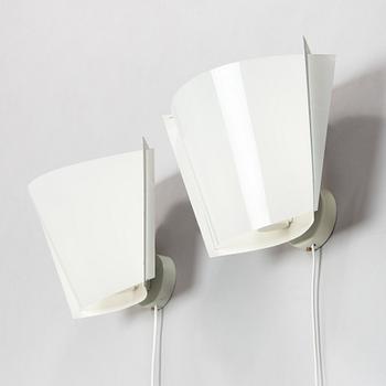 Lisa Johansson-Pape, A pair of late 1950's wall lights for Stockmann Orno, Finland.