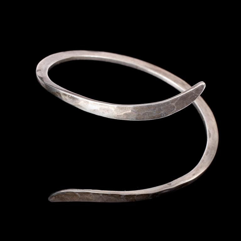 ARMBAND, silver, Rey Urban, Stockholm, 1967.