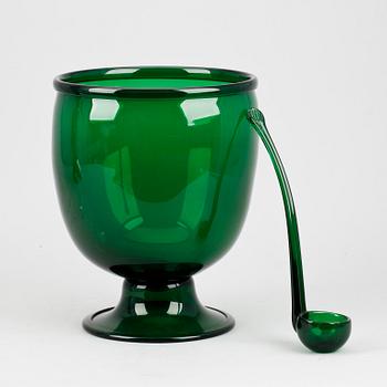 BÅLSKÅL med SLEV, glas, trol Sverige, 1900-tal.