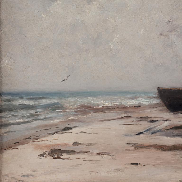 Wilhelm von Gegerfelt, Boats on the beach - Skagen.