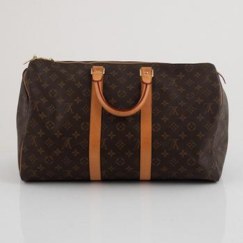 Louis Vuitton, weekendbag, "Keepall 45", 2011, samt necessär.