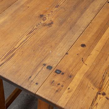 A 19th century gate-leg table.