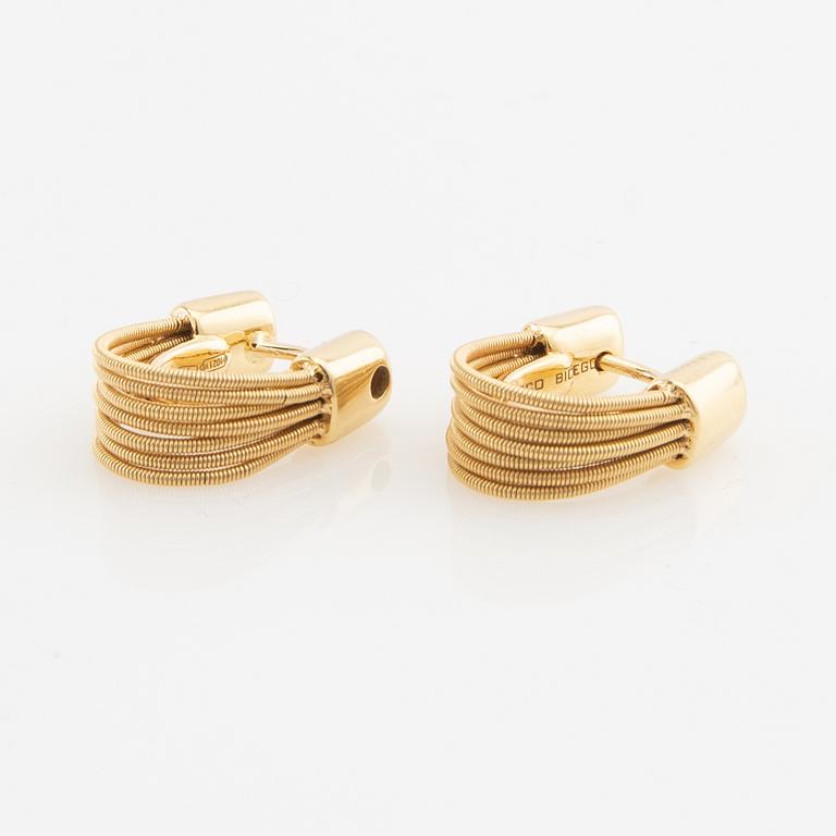 Marco Bicego, Earrings a pair of 18K gold, Italy.