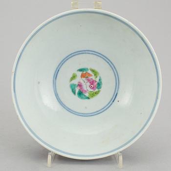 SKÅL, porslin, Kina 1800-tal.