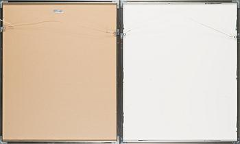 James Coignard, carborundumetsningar, 2 st, signerade och numrerade 26/60.