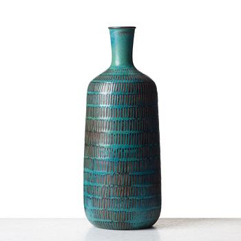 Stig Lindberg, a stoneware vase, Gustavsberg studio 1961.