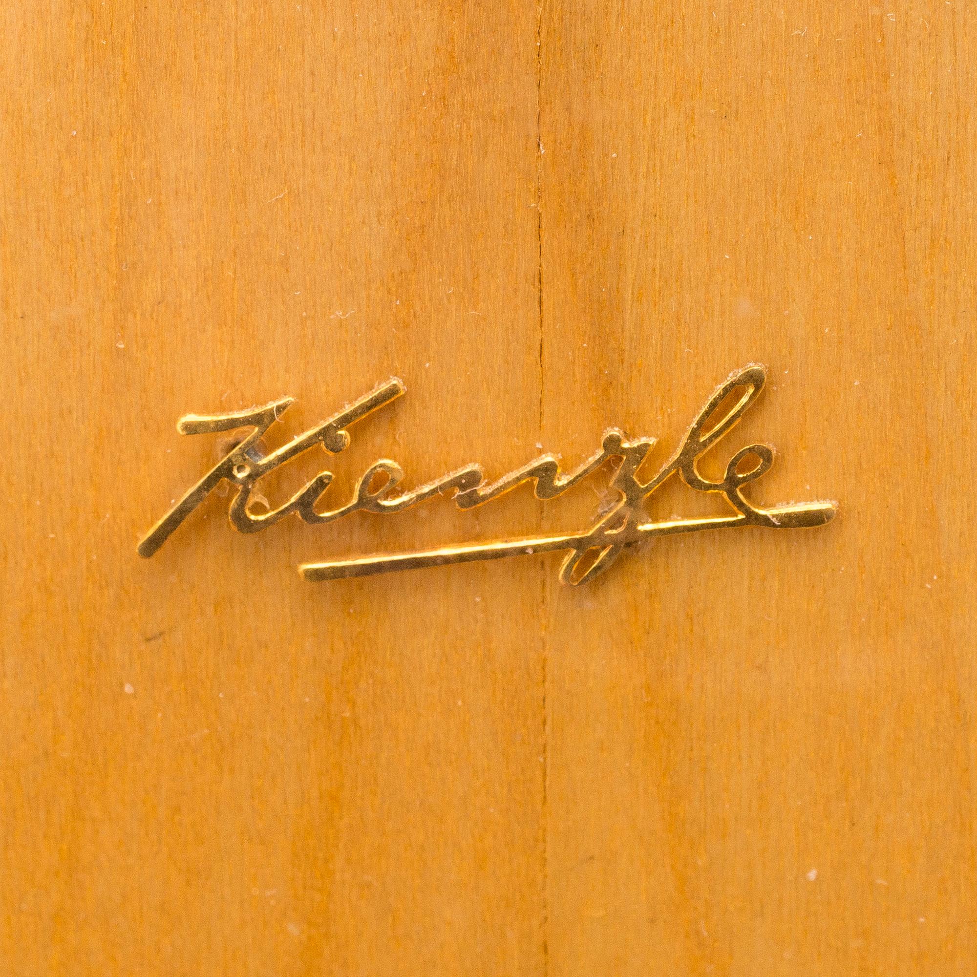 An art déco Kienzle mantle clock by Heinrich Möller, Germany 1930s.