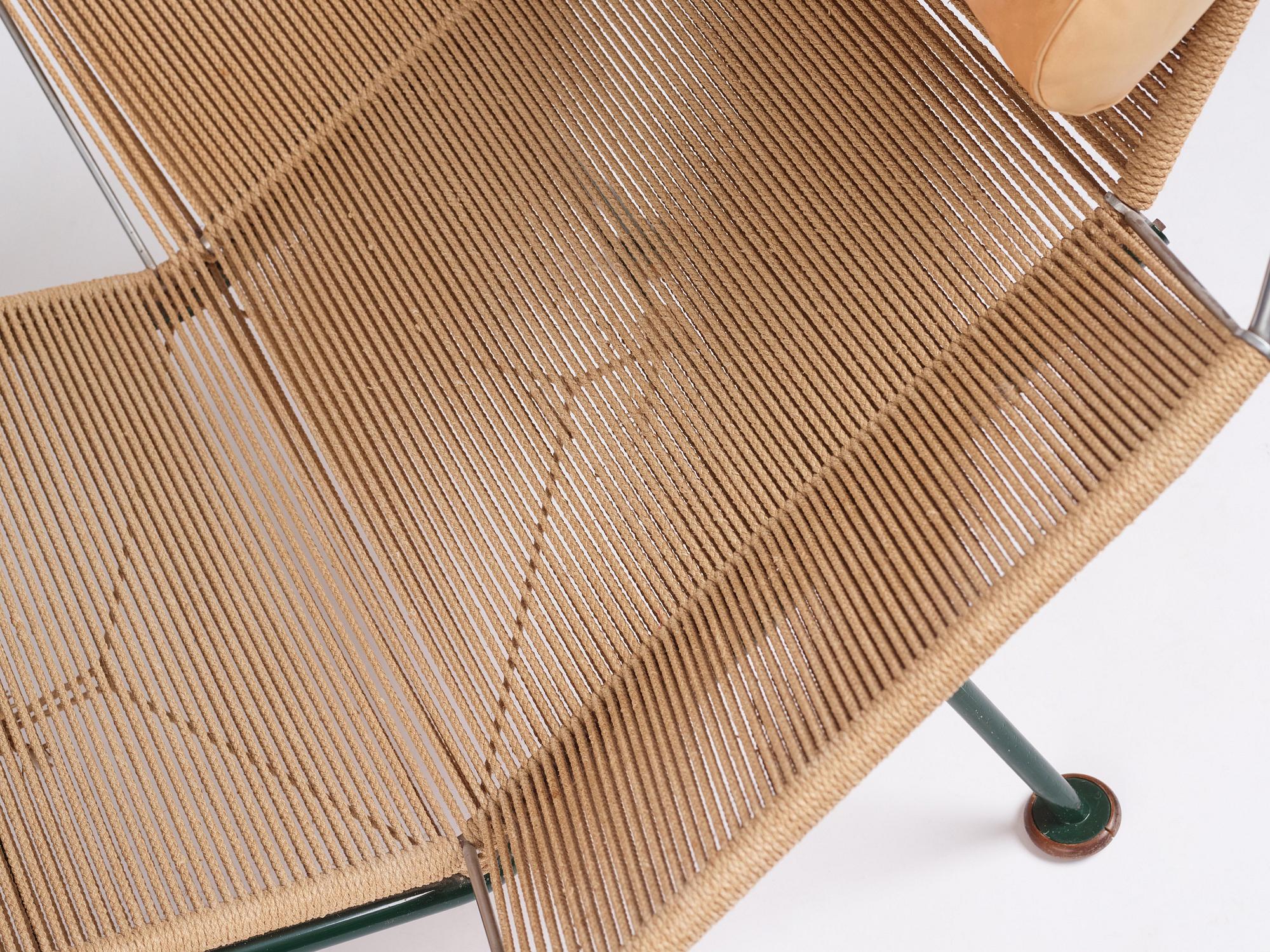 Hans J. Wegner, fåtölj "Flag Halyard / Snørestolen", Getama, Danmark, enligt uppgift 1950-tal.