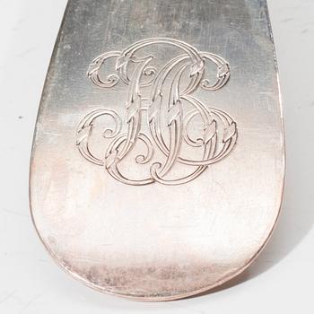 SOPPSLEV, 950 silver. Frankrike 1930-tal. Vikt 260 g.