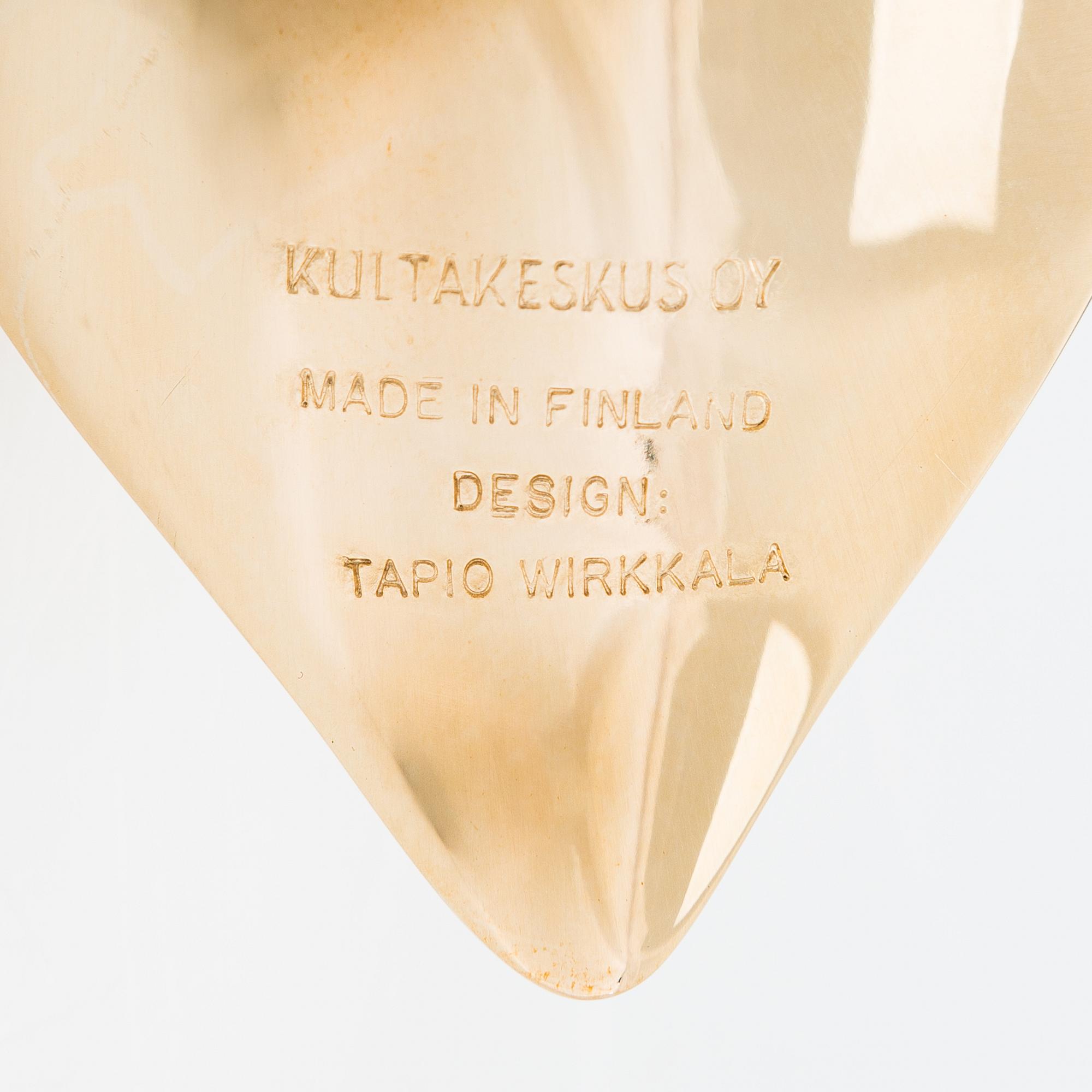 Tapio Wirkkala, brevpress /skulptur, brons, Kultakeskus Oy.