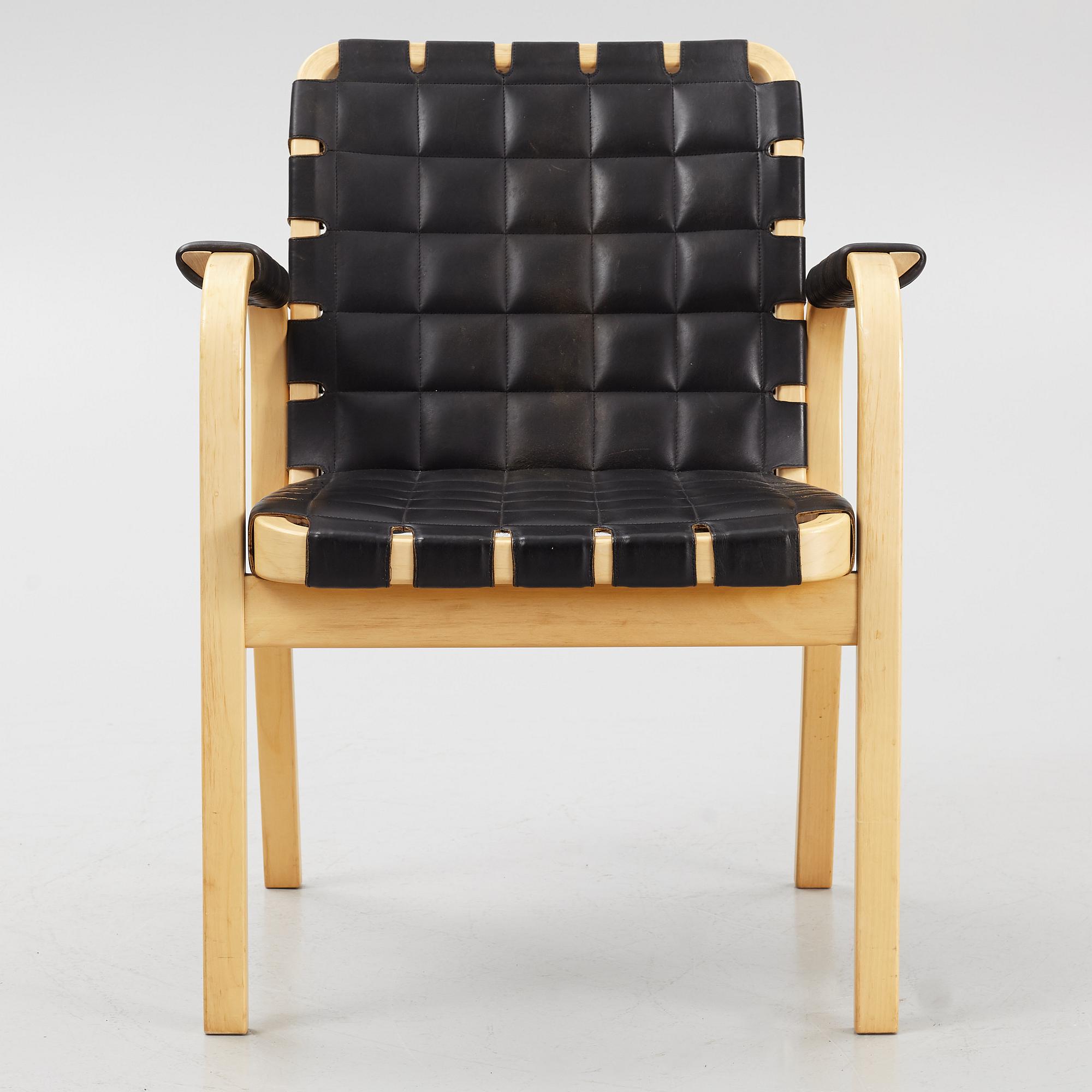 Alvar Aalto, karmstol, modell 45, Artek, Finland, 1900-talets slut.