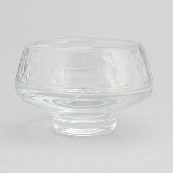 Erik Höglund, a glass bowl, Boda, Sweden.