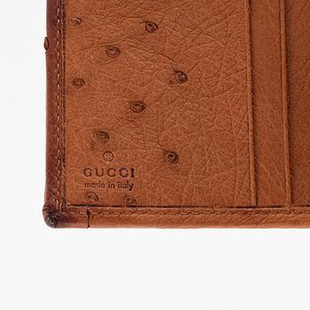 Gucci, an ostrich wallet, 2005.