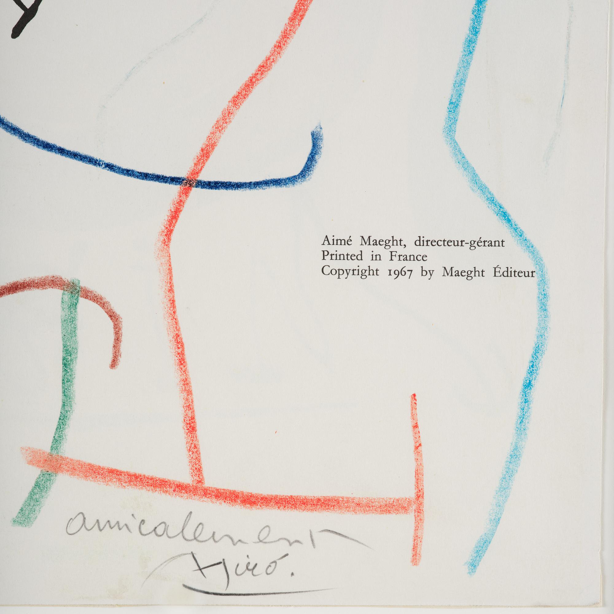 Joan Miró, Untitled.