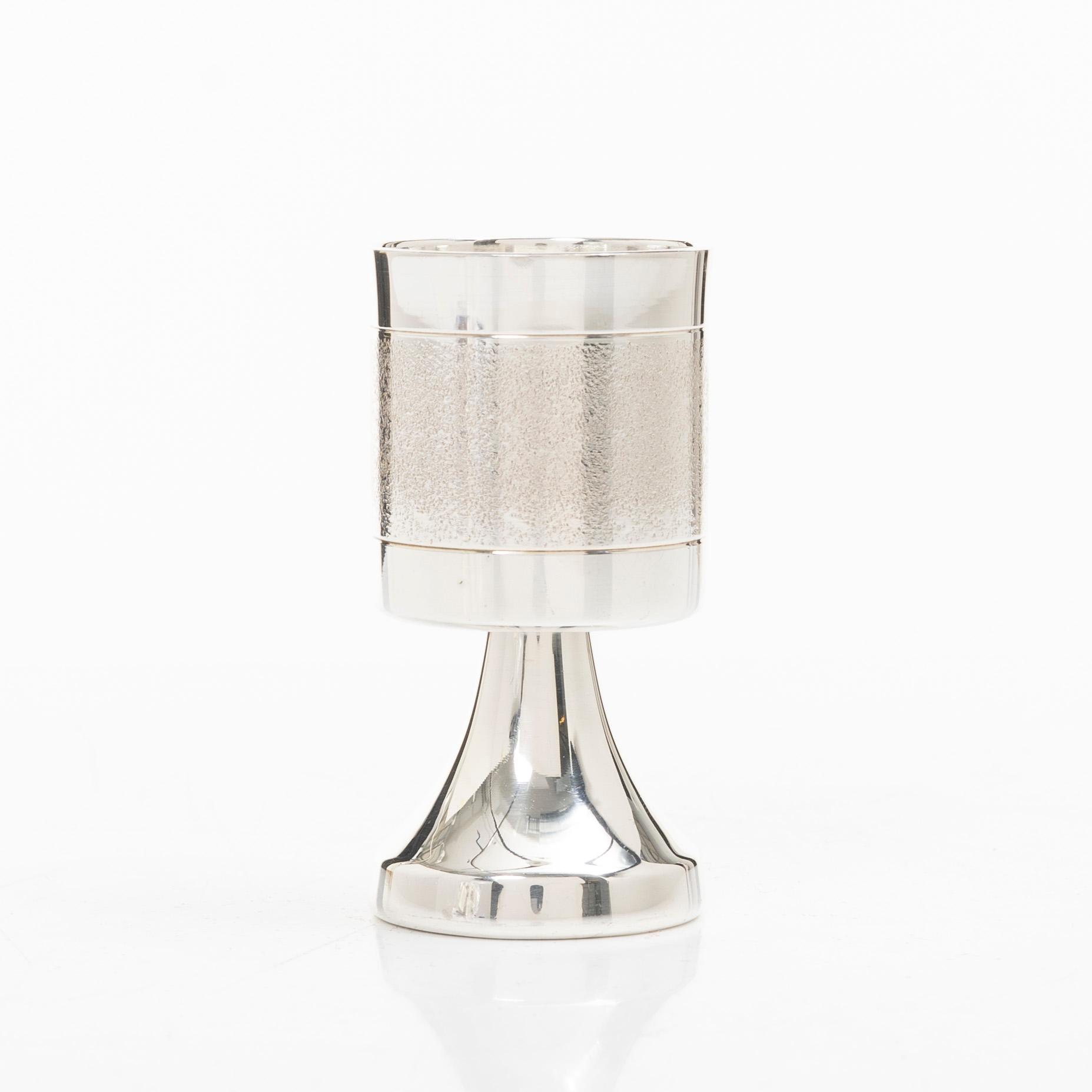 A set of twelve Swedish sterling silver cups, mark of Alton Guldvaru Ab, Falköping 1981.
