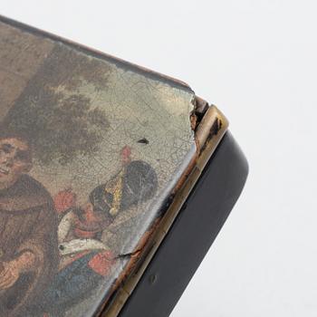 ASK med LOCK, lackarbete, 1800-talets första hälft.