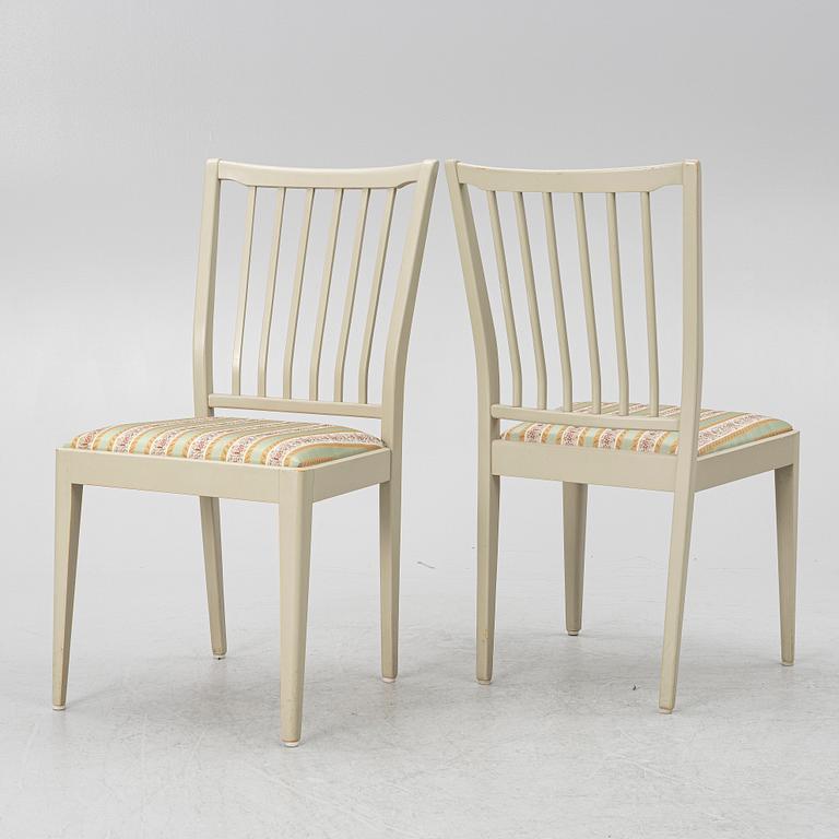 IKEA, A 'Sober' dining table with four chairs, IKEa, sweden, 1960's.