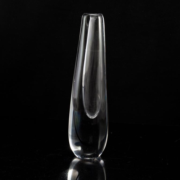 VICKE LINDSTRAND, probably, a glass vase, Kosta 1950-60's.