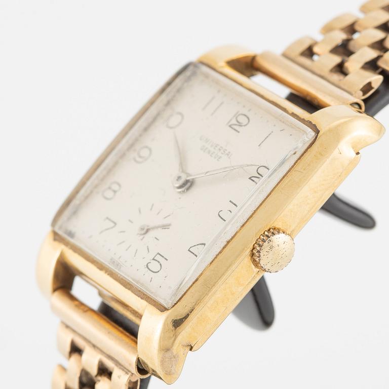 Universal Geneve, wristwatch, 26 x 26 (33.5) mm.