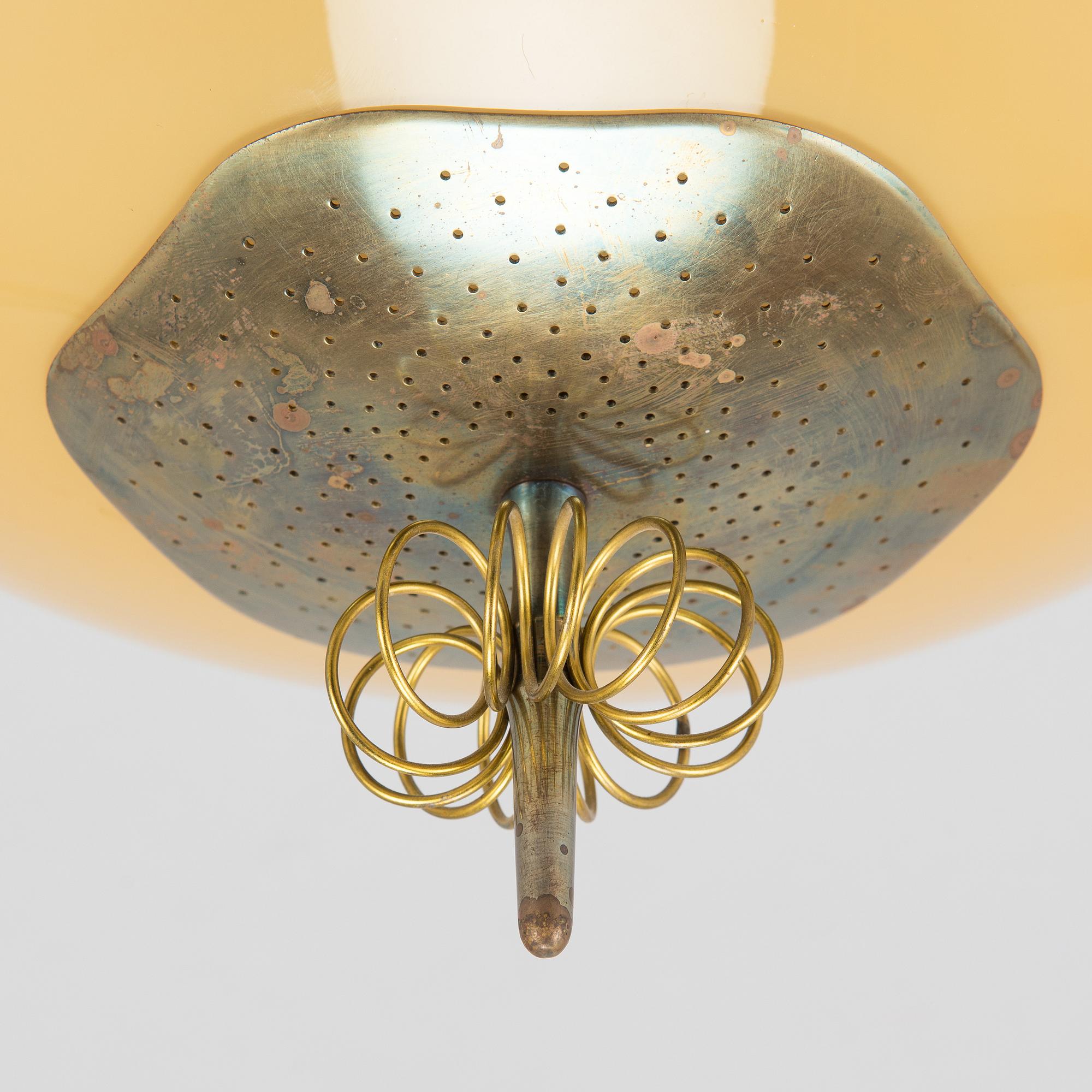 Paavo Tynell, Ceiling lamp for Taito. Made to order 1950.