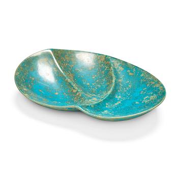 86. Hans Hedberg, a faience dish, Biot, France.