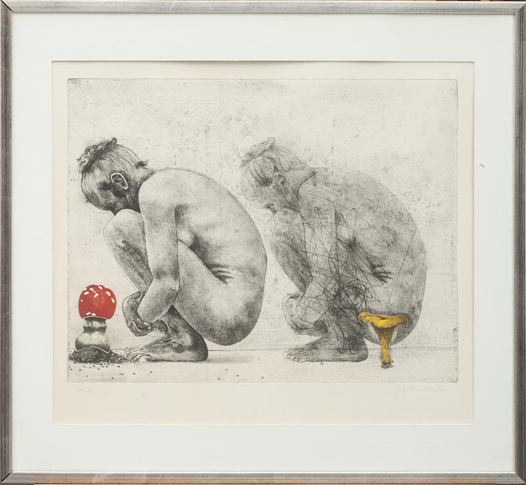 PG THELANDER, färgetsning.