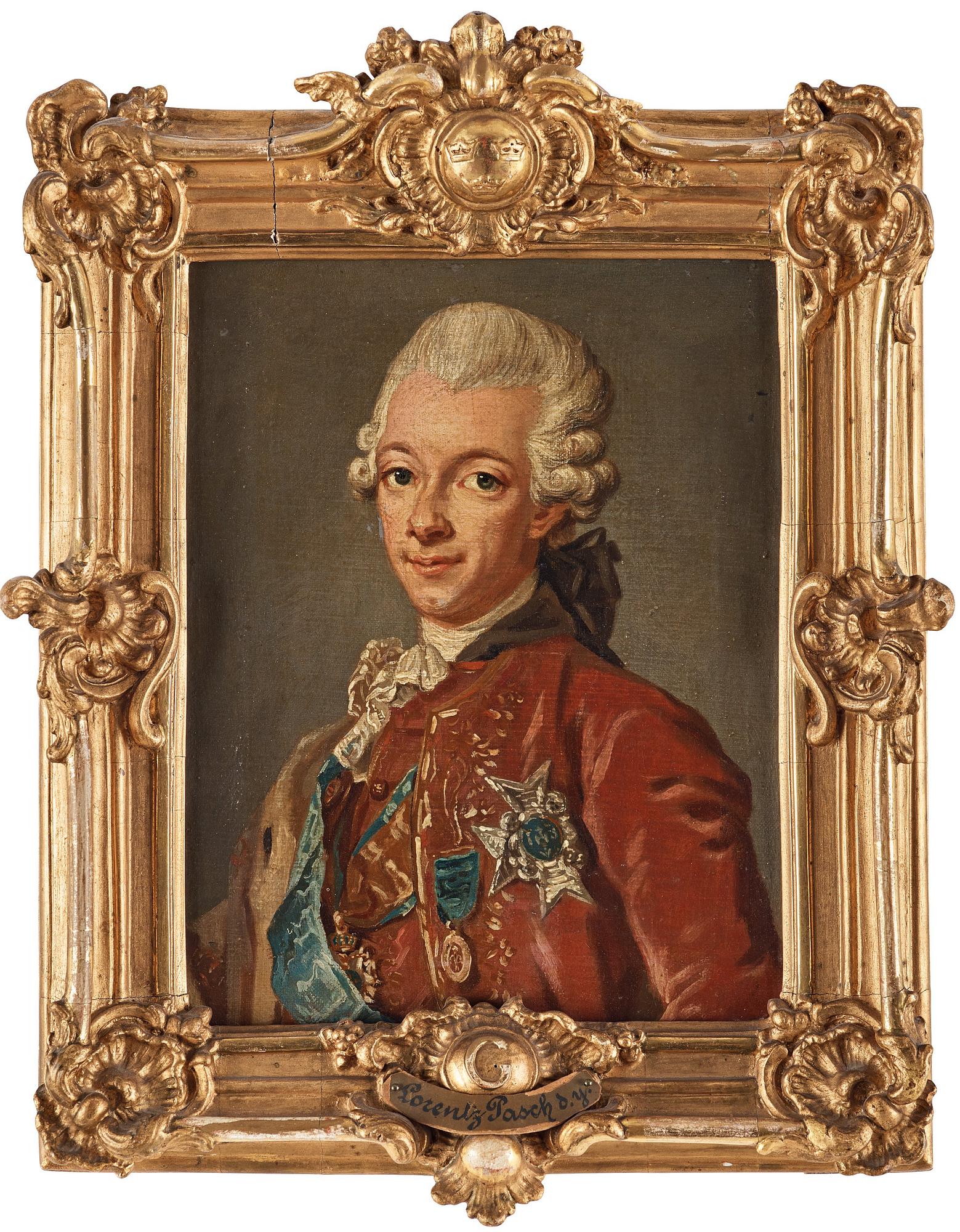 Lorens Pasch d y Tillskriven, "Gustaf III" (1746-1792).
