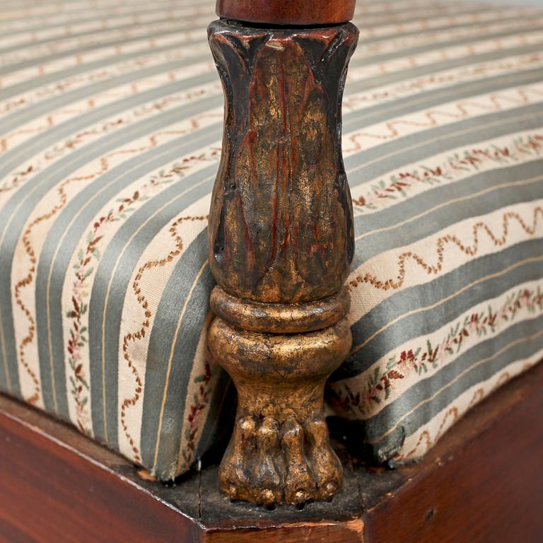 KARMSTOLAR, ett par, Karl Johan, 1800-talets första hälft.