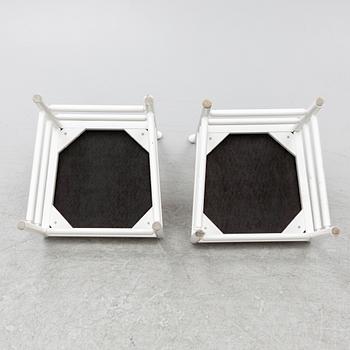 Josef Frank, Chairs, 4 pcs, model B 2025, Svenskt Tenn, after 1985.