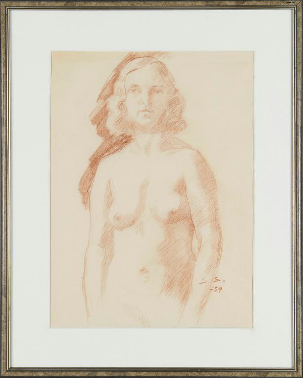 Santeri Salokivi, Nude model.
